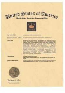 美國(guó)皇冠商標(biāo).美國(guó)注冊(cè)證書